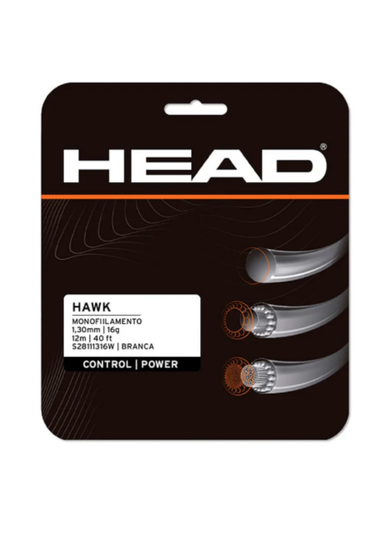 Set de Corda de Tênis Head Hawk 1.30 Branco