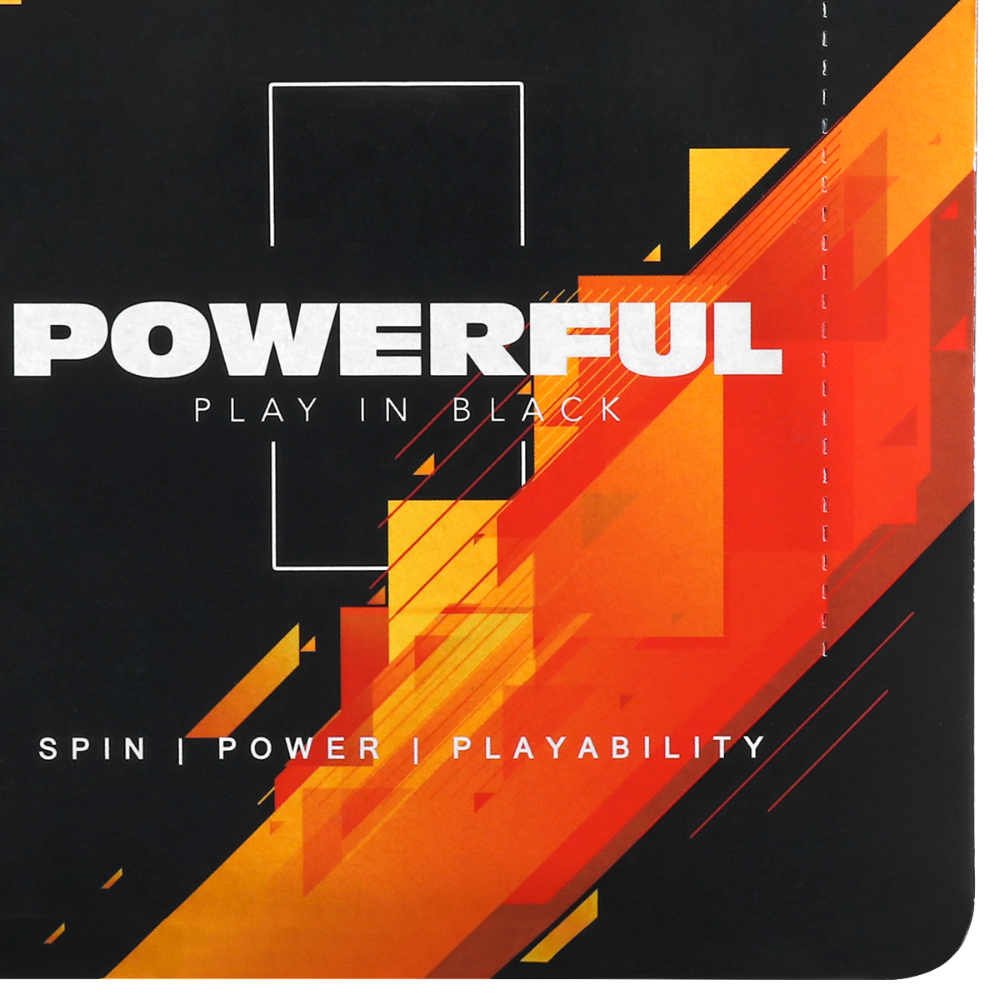 03 set corda de tenis still in black powerful pr 1 23