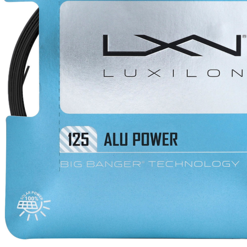 01 set de corda de tenis luxilon alu power 1 25 preto