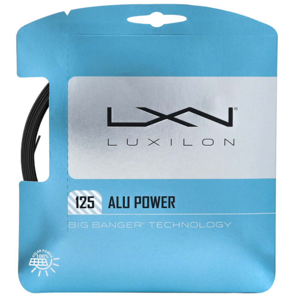 03 set de corda de tenis luxilon alu power 1 25 preto