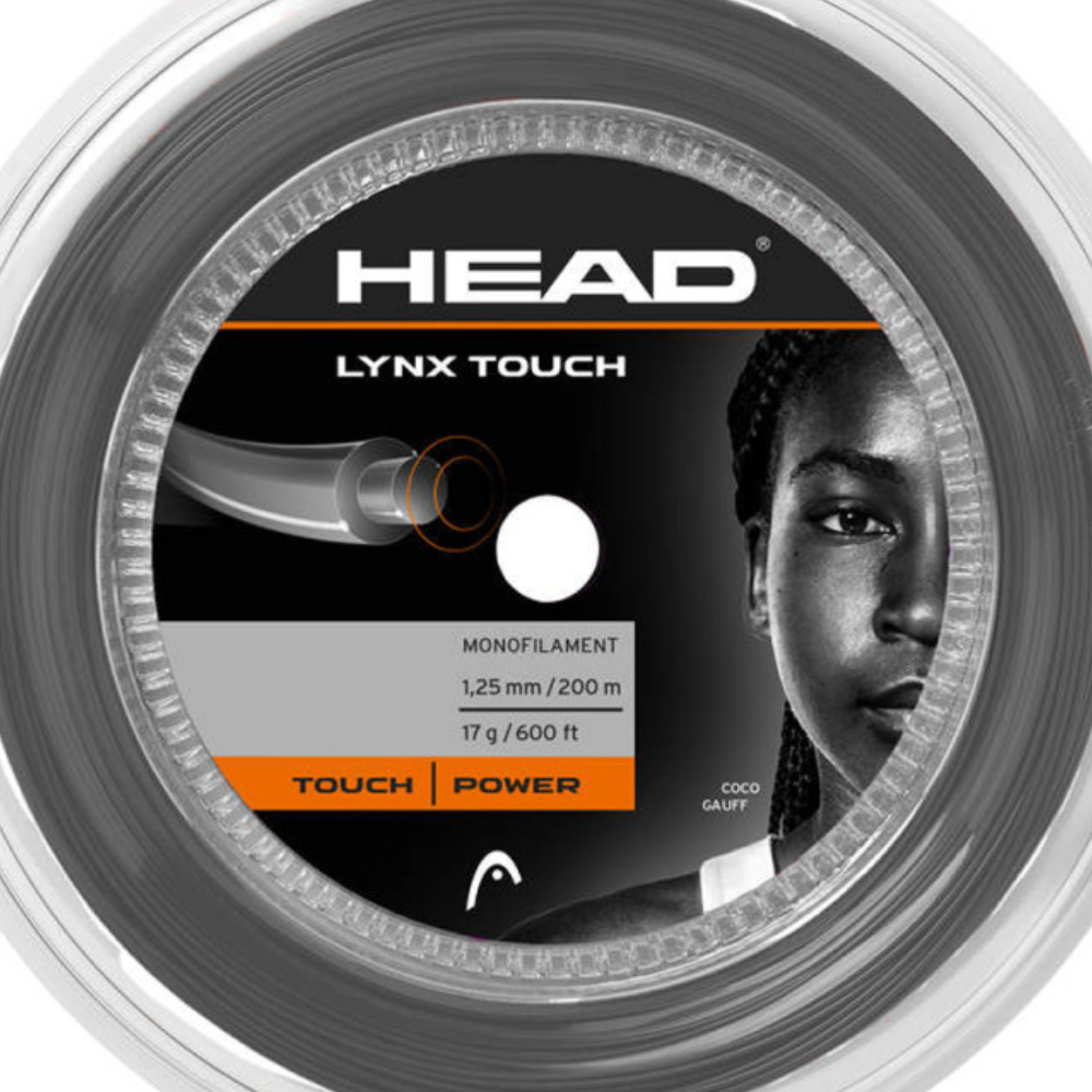 01 rolo de corda de tenis head lynx touch 1 25 chumbo
