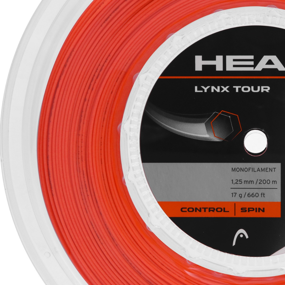 02 rolo de corda de tenis head lynx tour 1 25 laranja