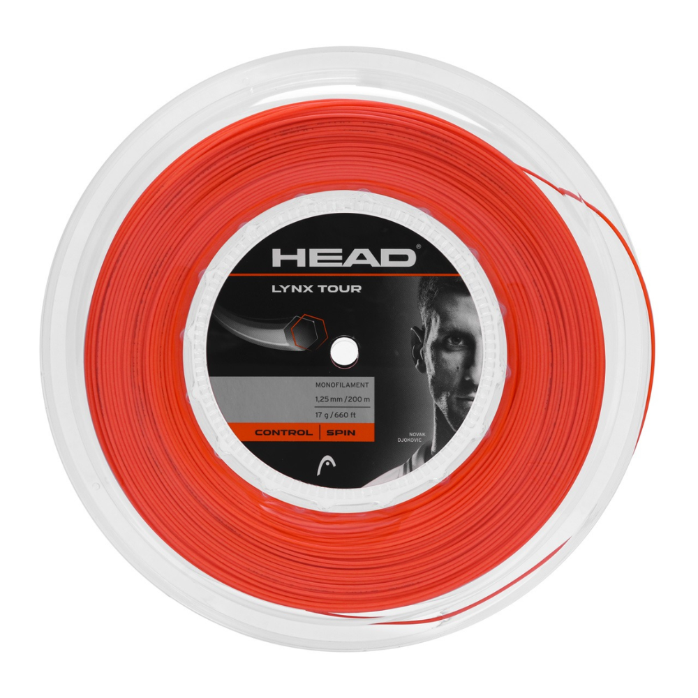 03 rolo de corda de tenis head lynx tour 1 25 laranja