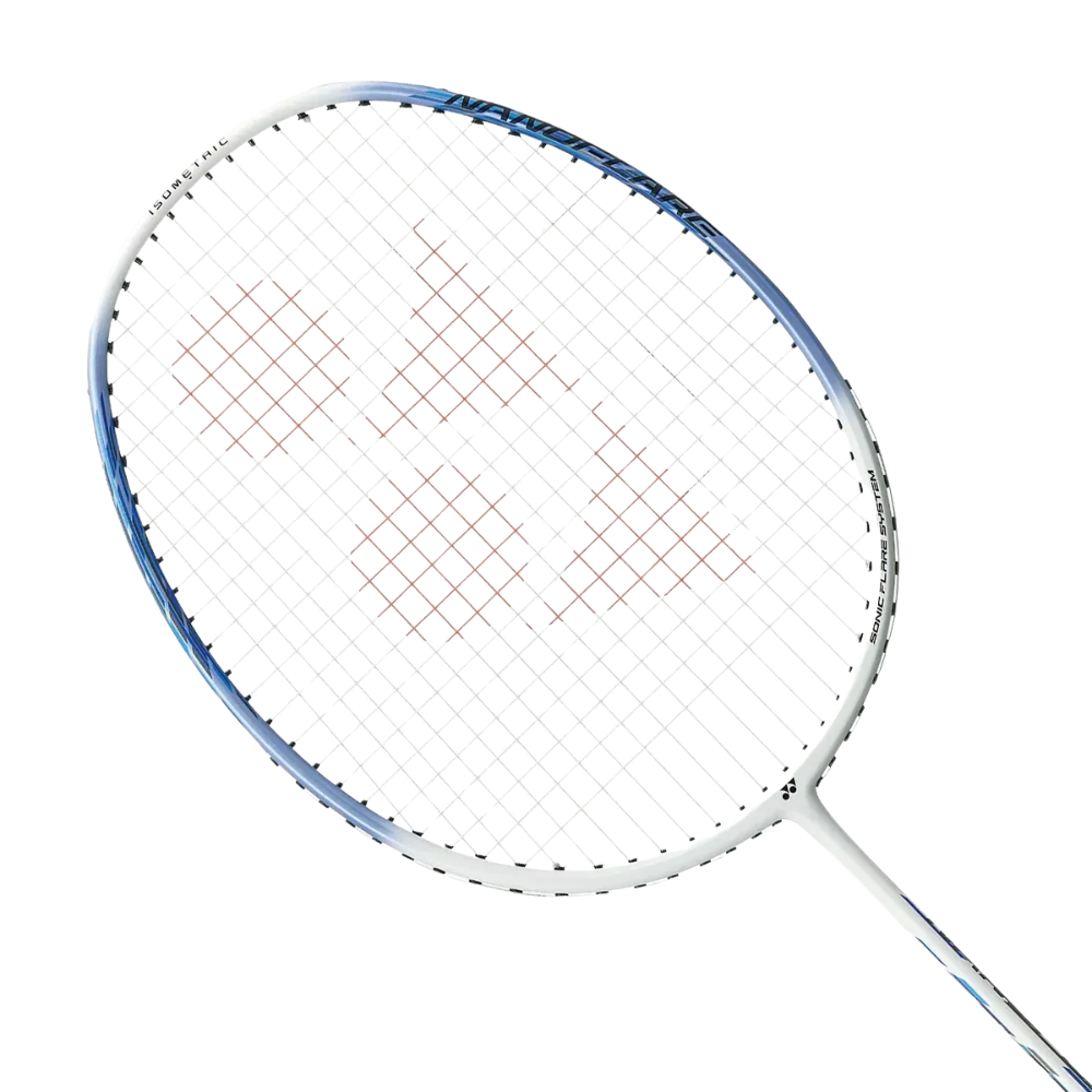 01 raquete de badminton yonex nanoflare 001 clear branco azul