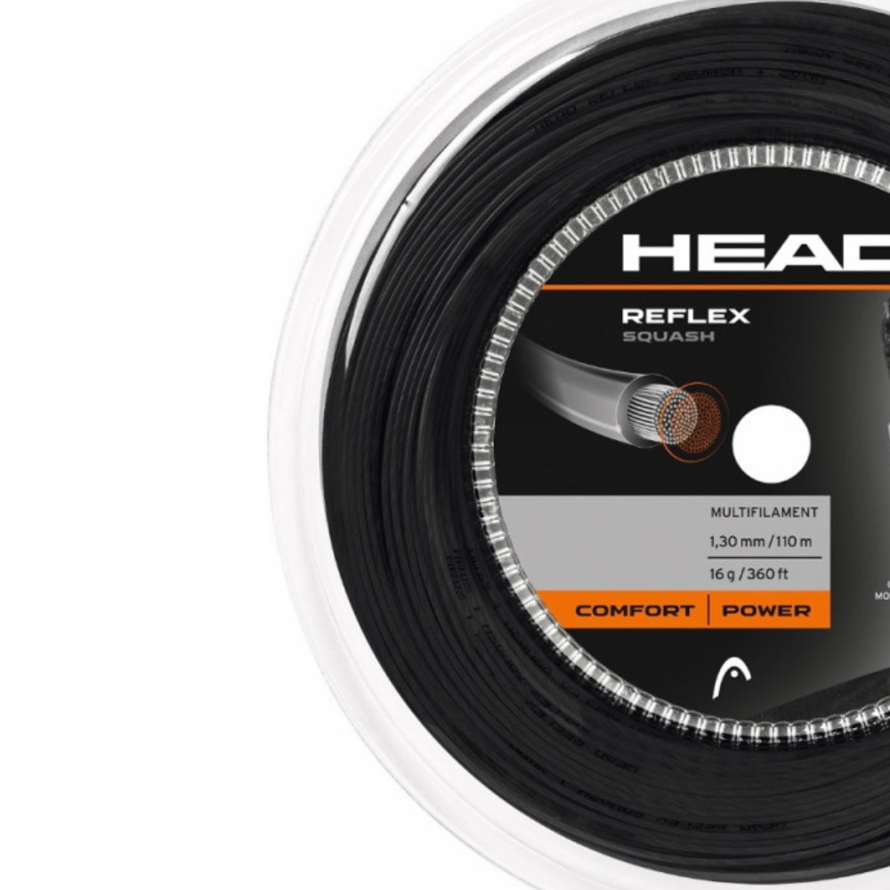 01 rolo de corda de squash head reflex 1 10 preto