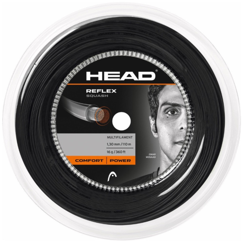 03 rolo de corda de squash head reflex 1 10 preto