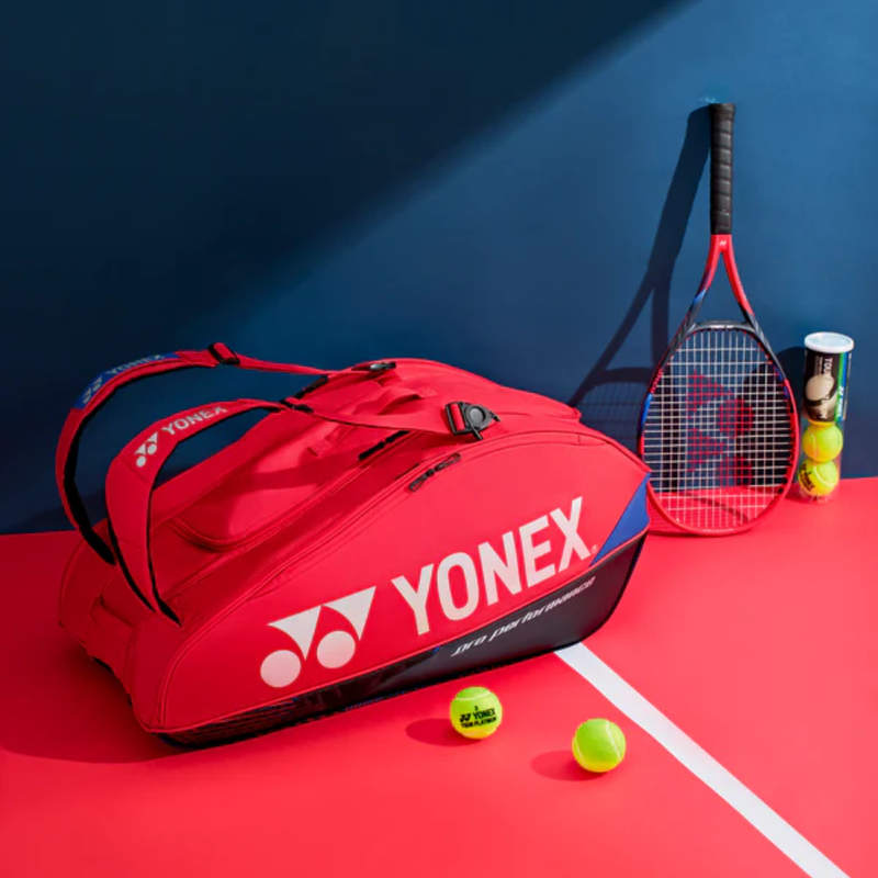 Raqueteira Yonex Tripla Pro X9 Vermelha