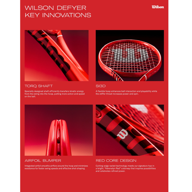 Raquete Wilson Defyer Redline 98 Pro V1